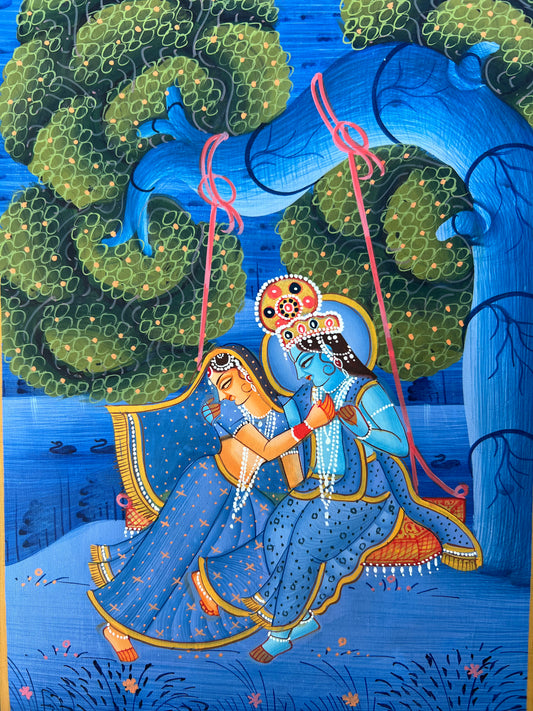 RadhaKrishan Jhula Blue